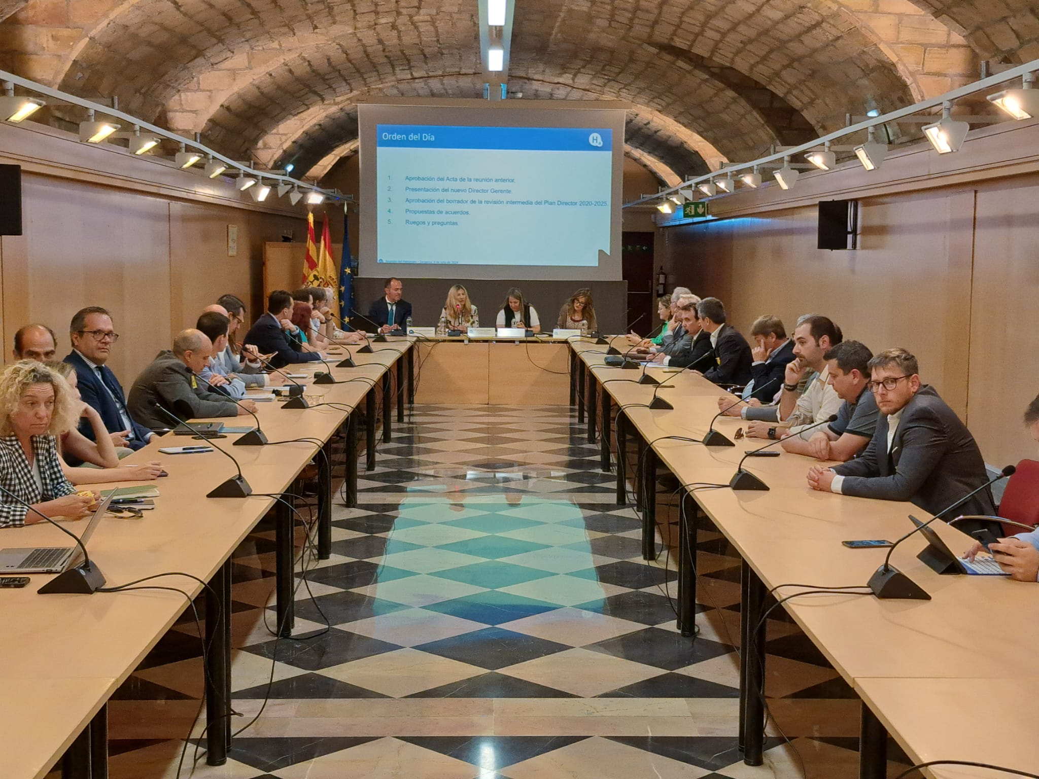 Fundación Hidrógeno Aragón visita a sus patronos